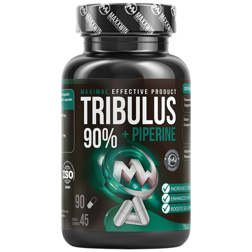 Tribulus 90 % + Piperin – 90 Kapseln