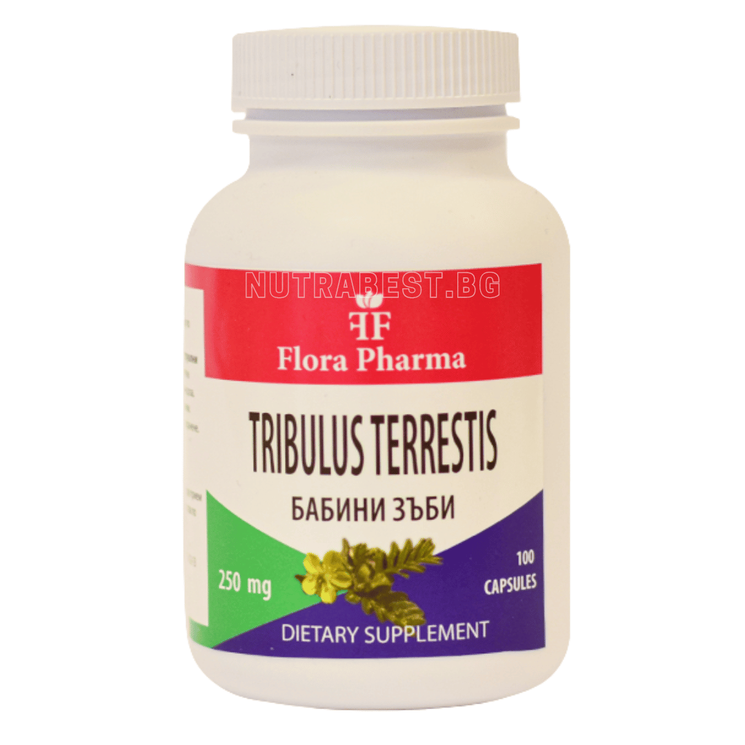 Tribulus Terrestris 750 mg (Omas Zähne) /100 Kapseln, 33 Dosen/ FLORA FARMA