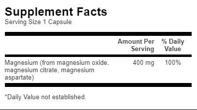 Dreifach-Magnesium-Komplex 400 mg – 100 Kapseln