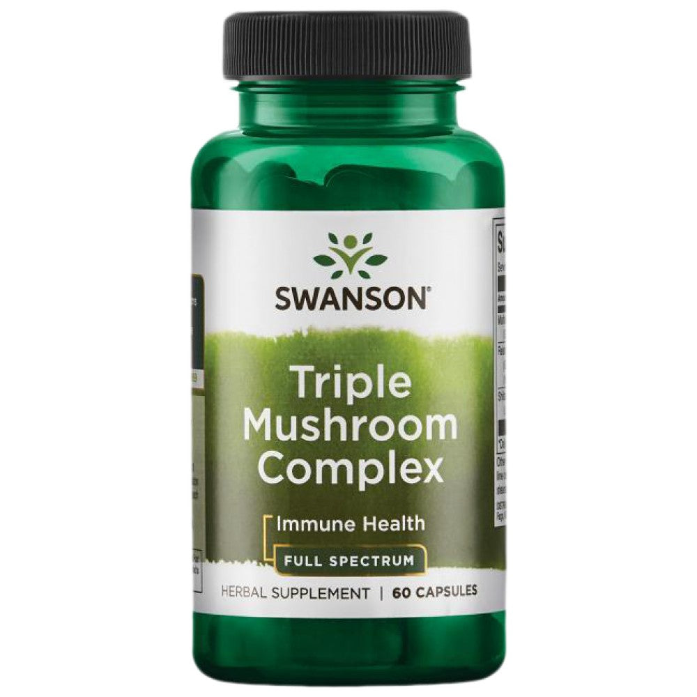 Triple Mushroom Complex 600 mg – 60 Kapseln