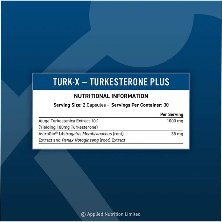 Turk-X | Turkesteron 500 mg – 60 Kapseln