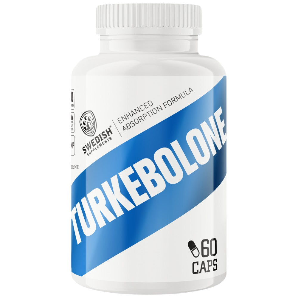 Turkebolone | Turkesteron 500 mg mit Bioperine® - 60 Kapseln