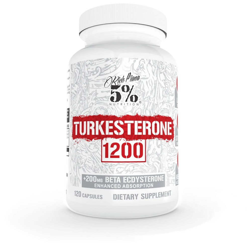 Turkesteron 1200 | mit Beta-Ecdysteron & AstraGin – 120 Kapseln