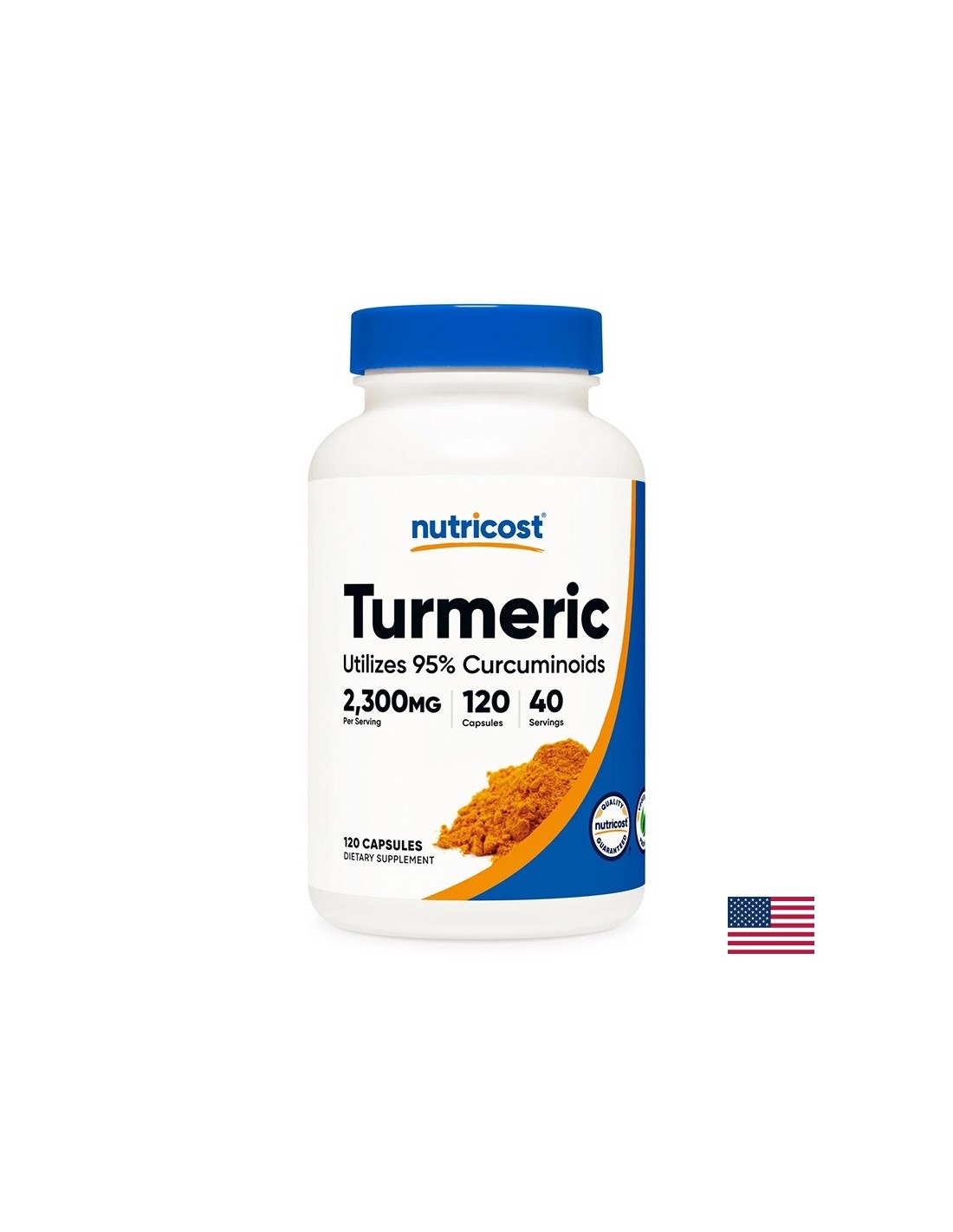 Knochen und Gelenke – Kurkuma Kurkuma 766 mg + Schwarzer Pfeffer 5 mg, 120 Kapseln