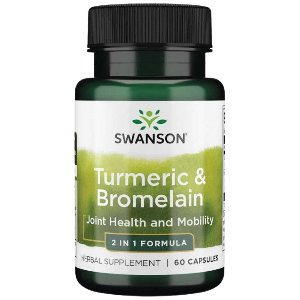 Kurkuma und Bromelain 60 Kapseln