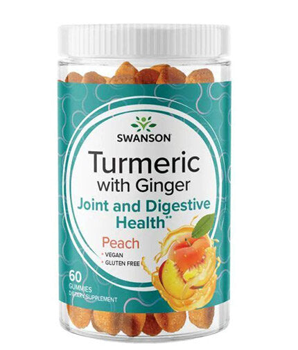 Kurkuma mit Ingwer-Gummis | Mango – 60 Kautabletten