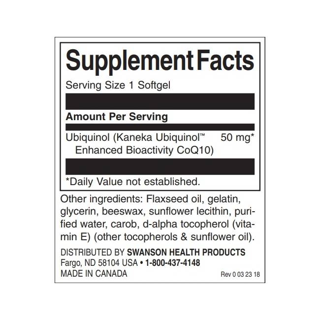 Ubiquinol 50 mg – 60 Gelkapseln