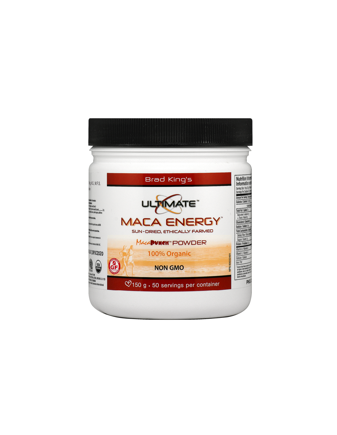 Ultimate® Maca Energy Bio/ Maca 150 g Pulver x 50 Dosen <tc>Natural Factors</tc>