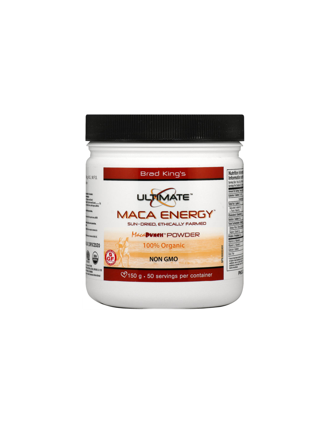 Ultimate® Maca Energy Bio/ Maca 150 g Pulver x 50 Dosen <tc>Natural Factors</tc>