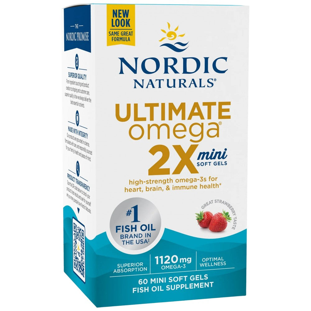 Ultimate Omega 2X Mini 1120 mg – 60 kaubare Gelkapseln