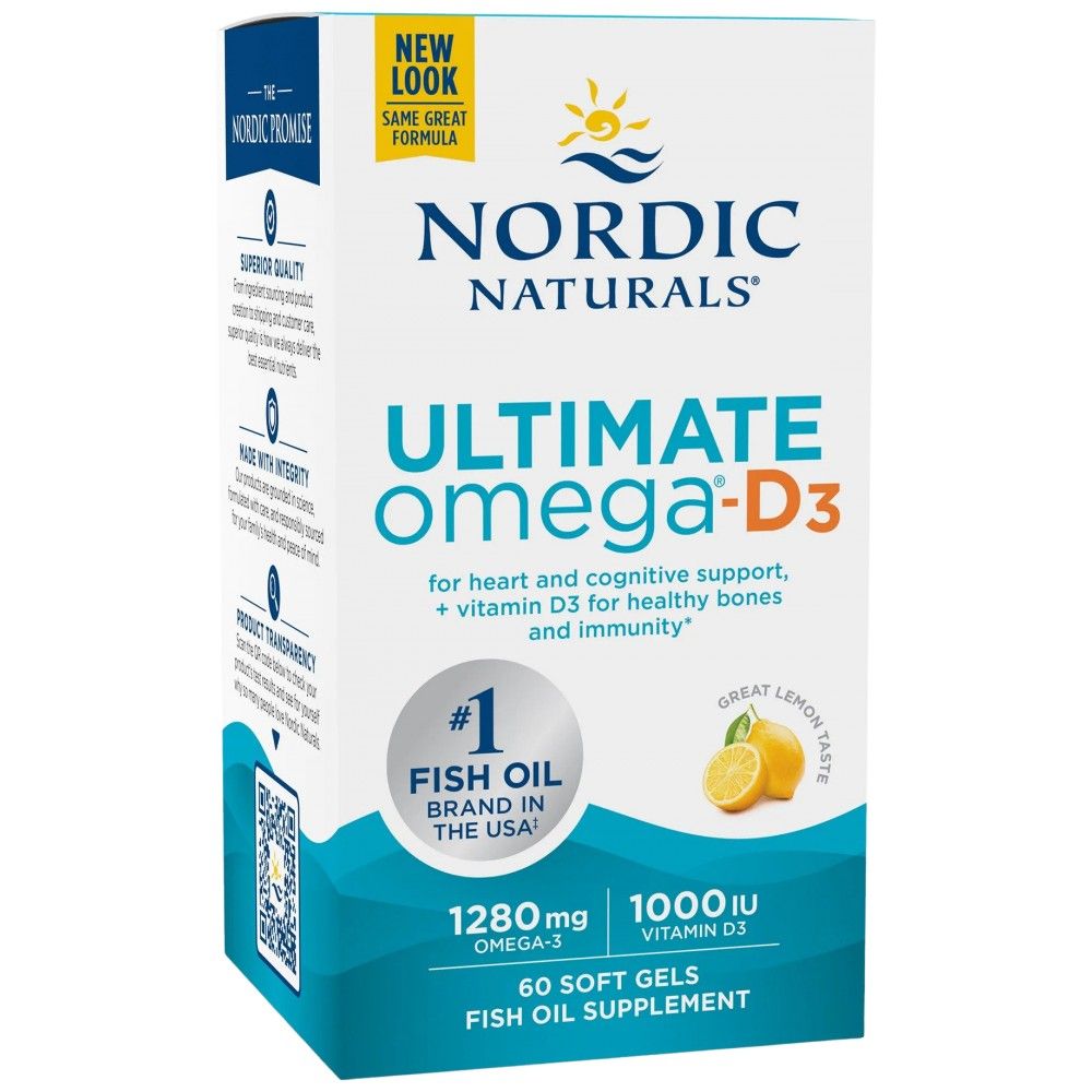 Ultimatives Omega-D3 1280 mg – 60 Gelkapseln