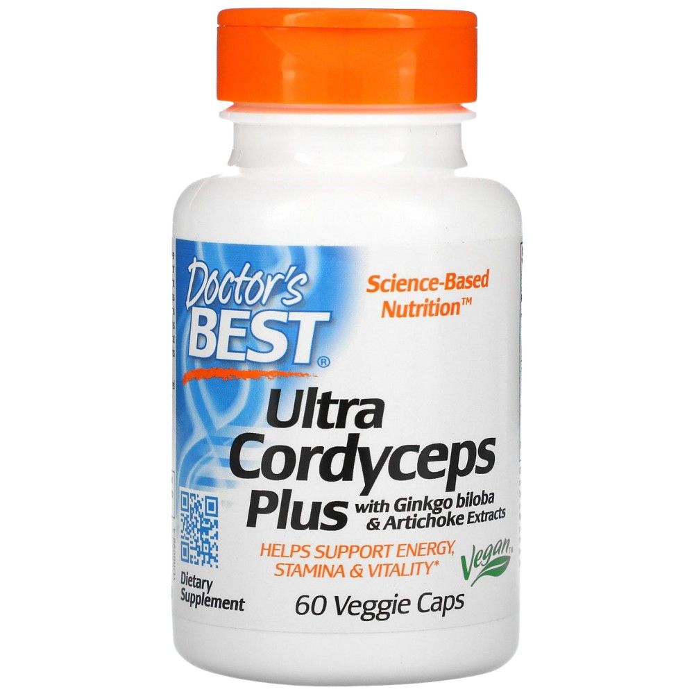 Ultra Cordyceps Plus | Mit Artischocke & Ginkgo Biloba – 60 Kapseln