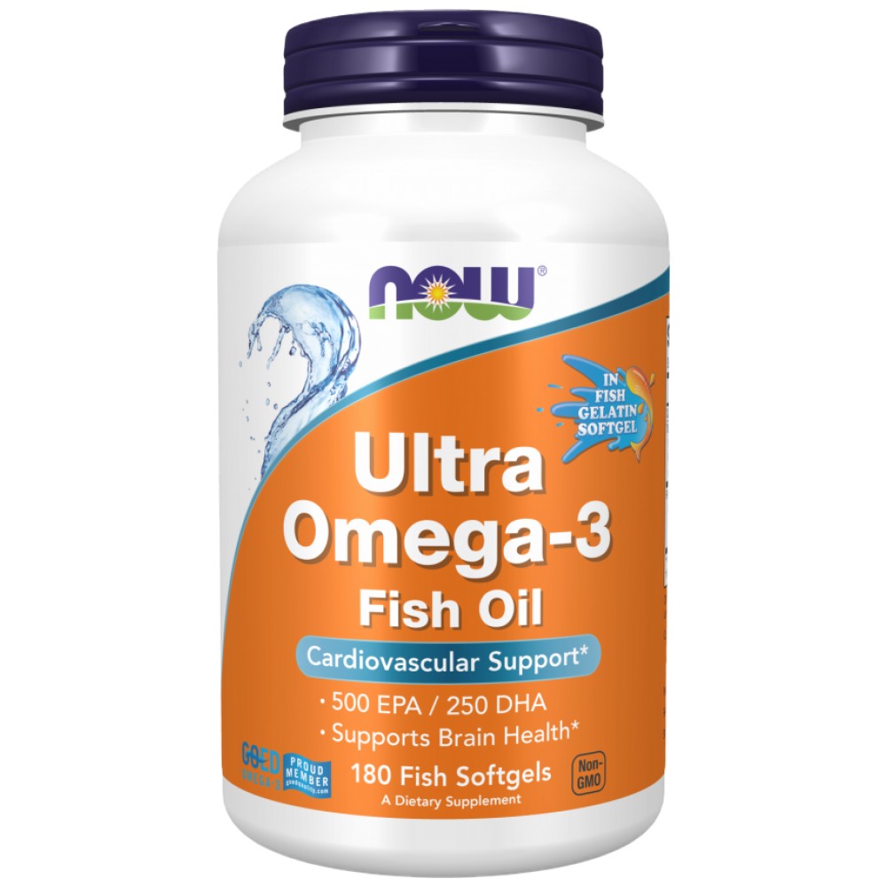 Ultra Omega 3 | Fischgelatine-Kapseln – 180 Kapseln