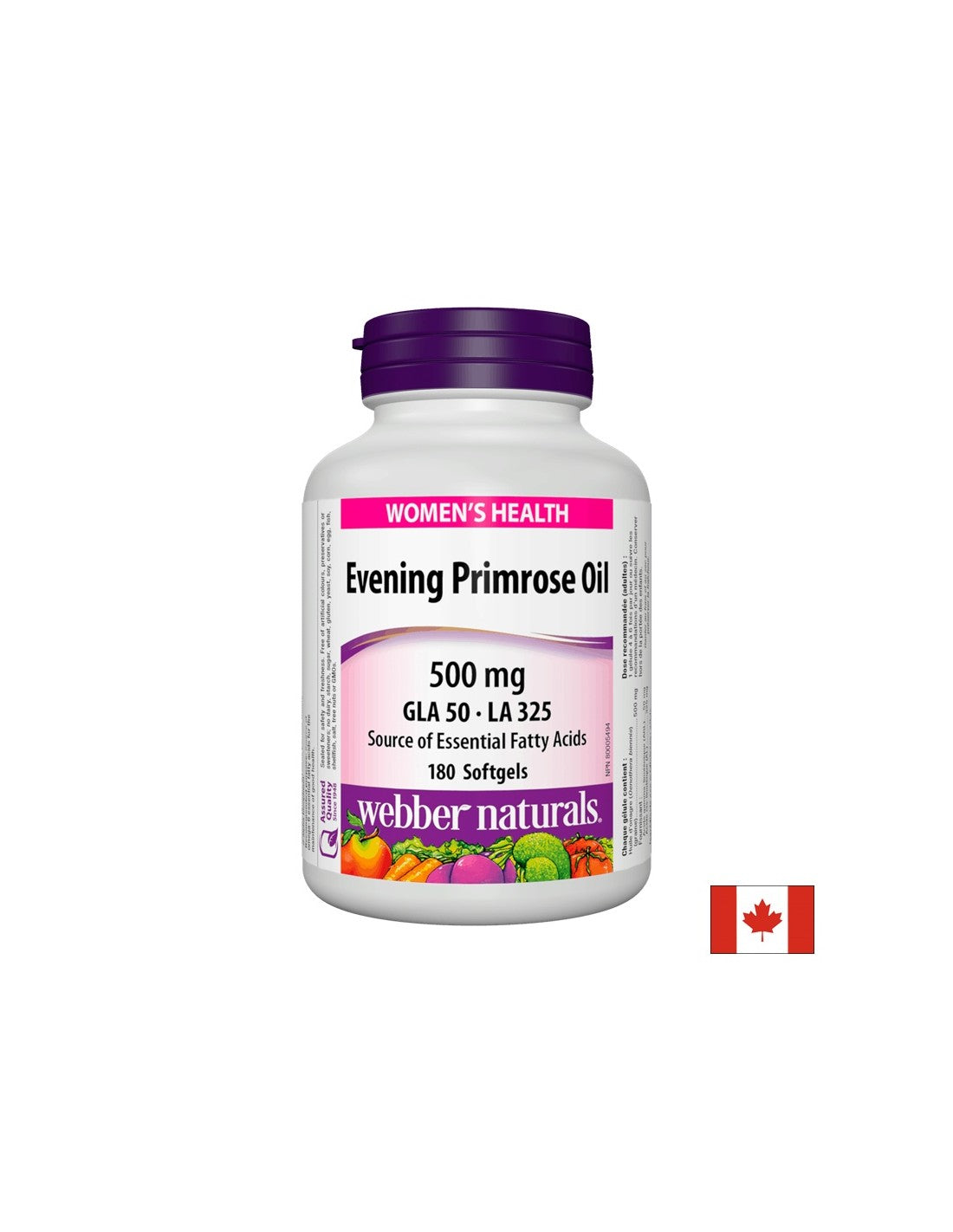 Nachtkerzenöl Ultra Prim, 500 mg x 180 Softgelkapseln