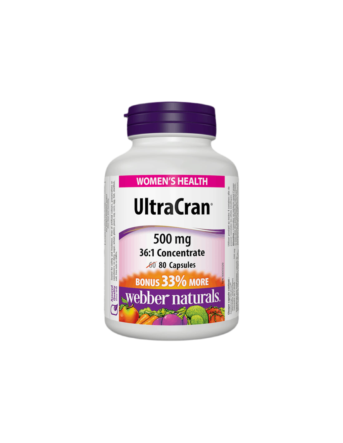 UltraCran®/Cranberry 36:1 Konzentrat 500 mg x 80 Kapseln
