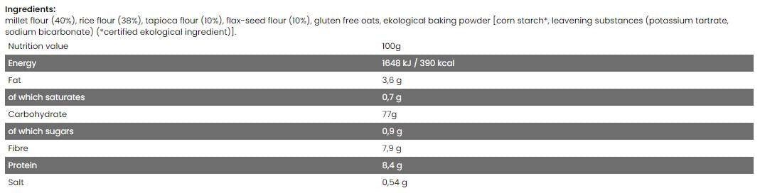 Universalmischung/Schnellbacken | Bis 31.01.2021 500 Gramm
