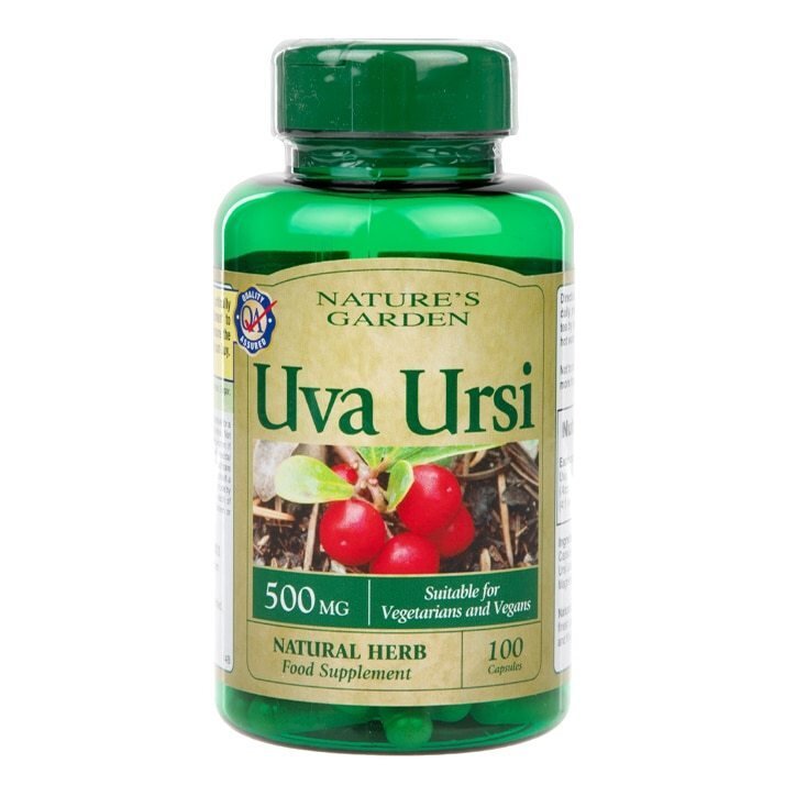 Bärentraube (Uva Ursi) 500 mg 100 Kapseln HOLLAND & BARRETT