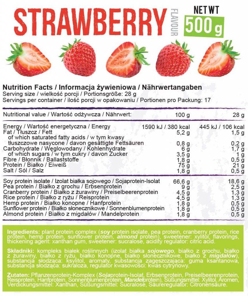 Veganes Protein – 500 Gramm