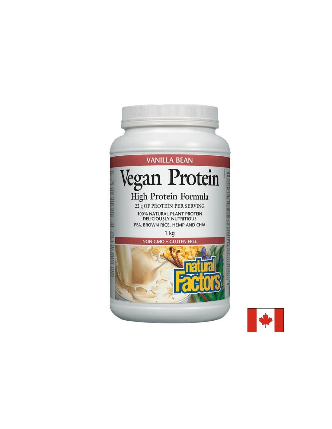 Vegane Protein-Formel mit hohem Proteingehalt – 1000 Gramm