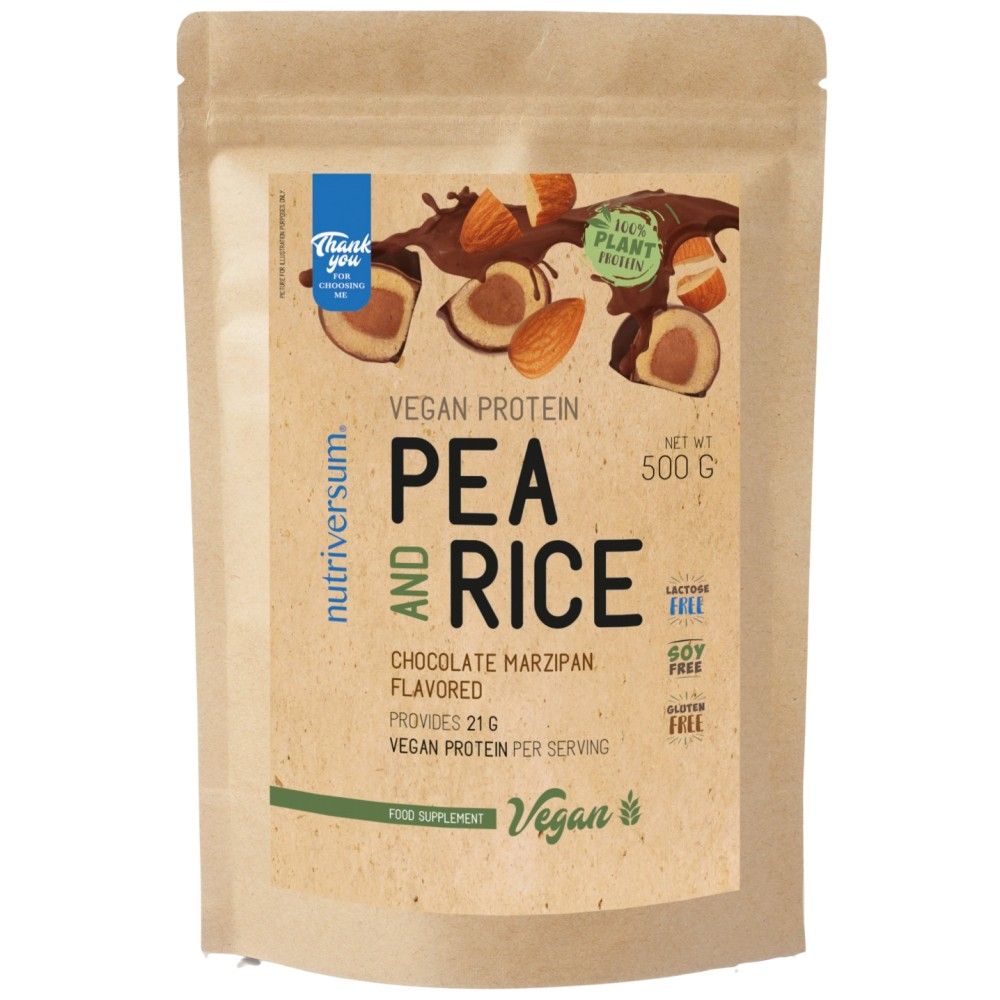 Veganes Protein | Erbsen und Reis – 500 Gramm