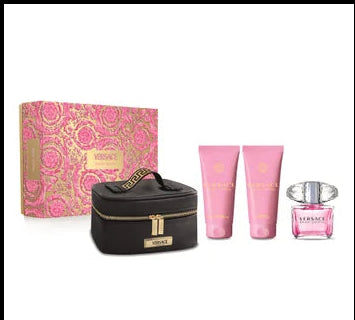 <tc>VERSACE</tc> Bright Crystal Eau de Toilette Spray 90ml Weihnachtsset 4-teilig