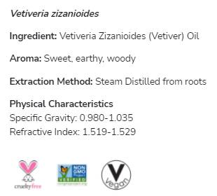 Vetiveröl | 100 % reine Vetiveria Zizanioides – 10 ml