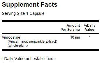 Vinpocetin 10 mg – 90 Kapseln