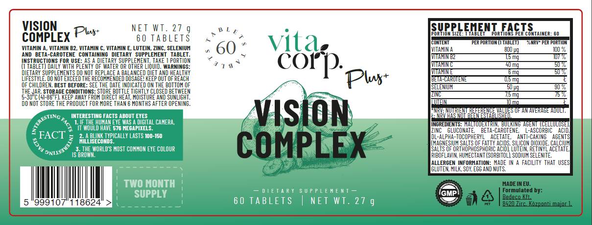Vision-Komplex | Augengesundheitsformel – 60 Tabletten