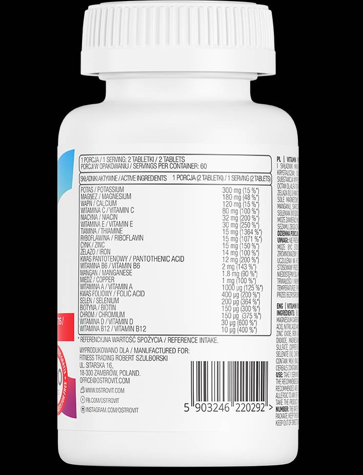 Vit & Min Forte/Limited Edition 120 Registerkarten