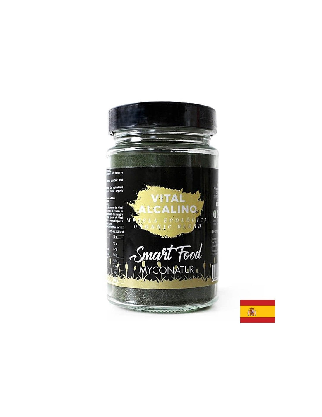 Vital alcalino, Bio – Mischung aus organischen Algen für einen ausgeglichenen pH-Wert, 180 g <tc>Myconatur</tc>