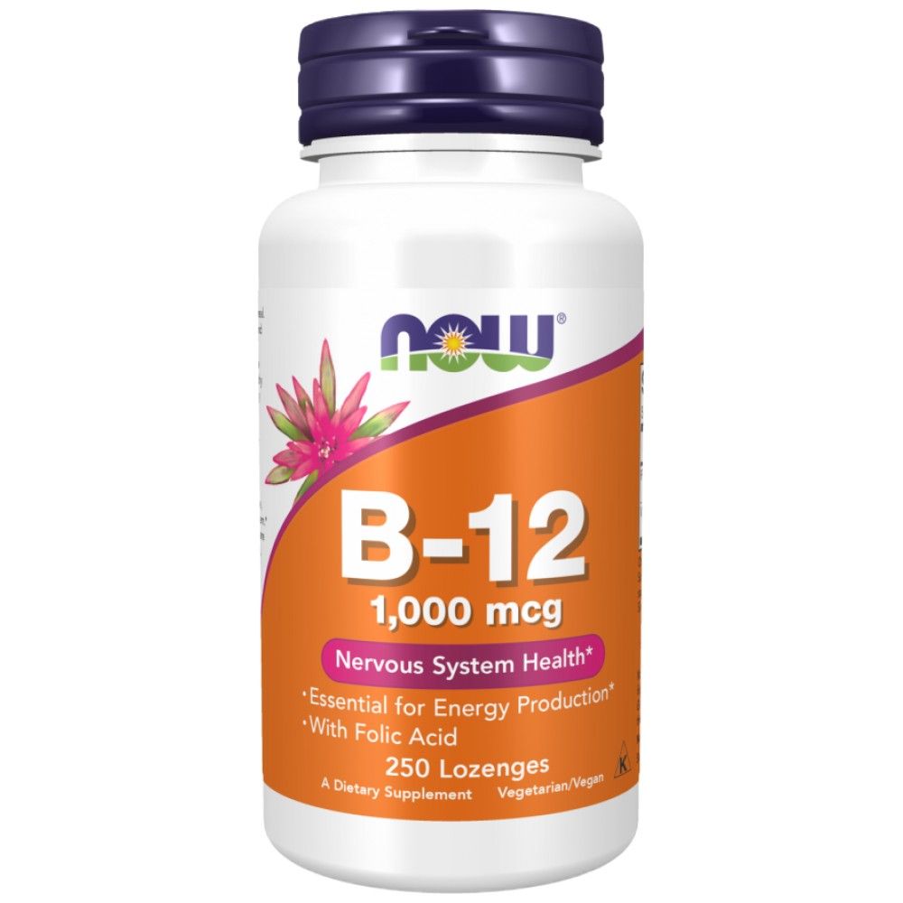 Vitamin B-12 1000 µg | mit Folsäure – 250 Sublingualtabletten