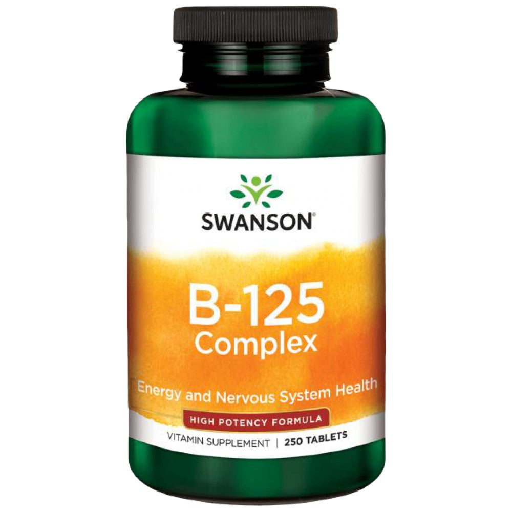 Vitamin B -125 -Komplex - hohe Potenz 250 Kapseln