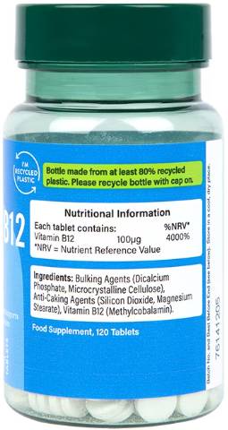 Vitamin B12 100 µg | Methylcobalamin – 120 Tabletten