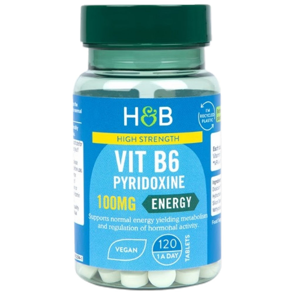 Vitamin B6/Pyridoxin 100 mg – 120 Tabletten