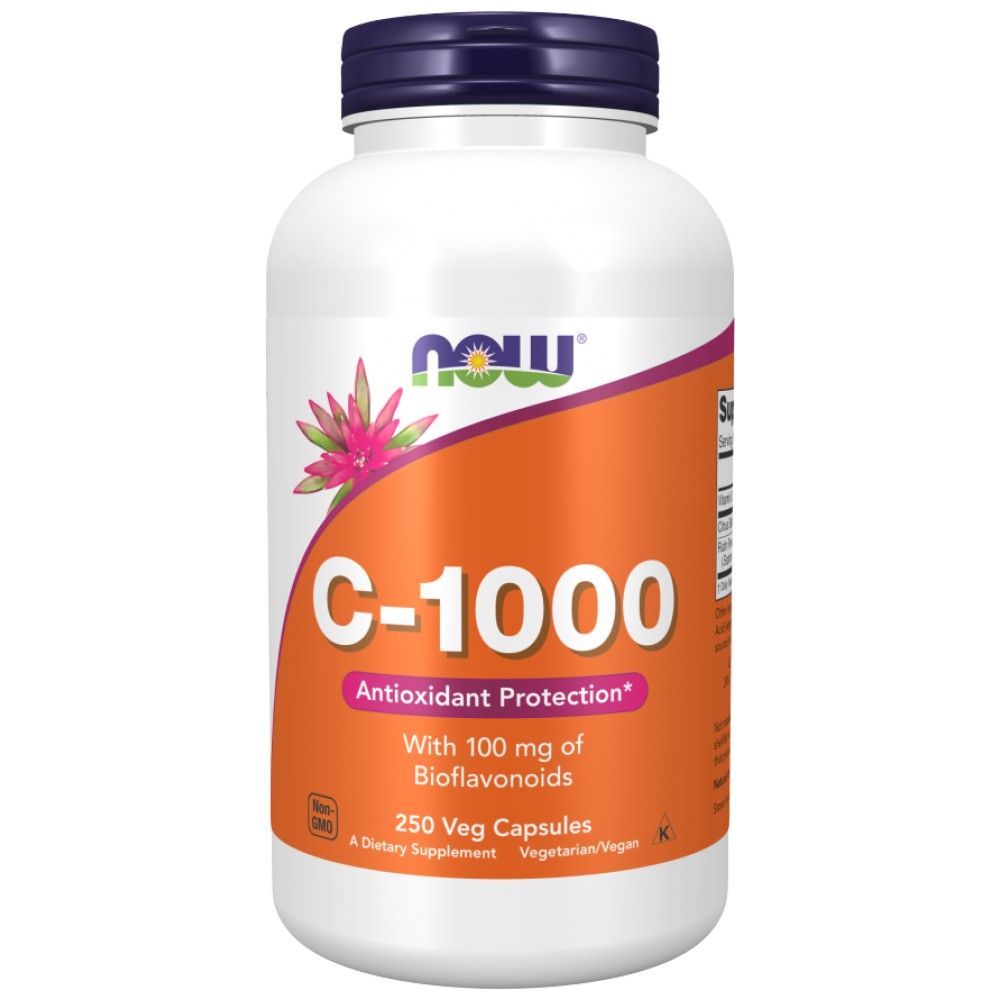 Vitamin C-1000/mit Bioflavonoiden – 250 Kapseln