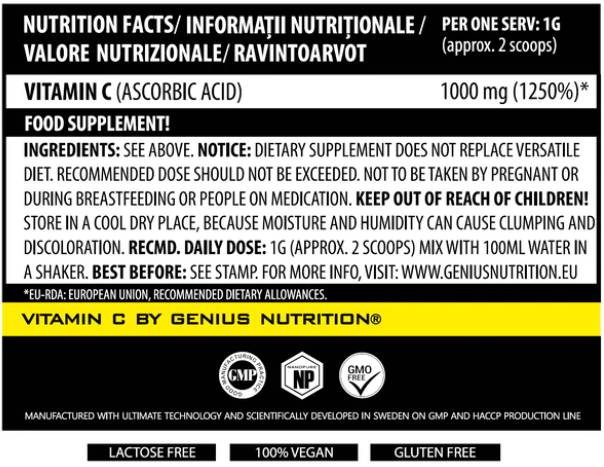Vitamin C 200 Gramm