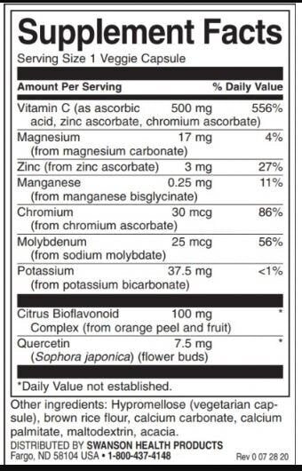 Vitamin-C-Komplex mit Bioflavonoiden – 60 Kapseln