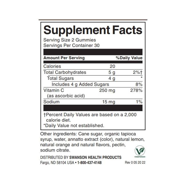 Vitamin-C-Gummis – 60 Gummis
