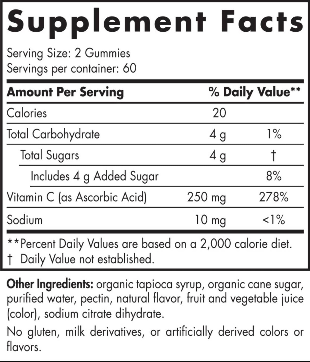 Vitamin C Gummies Sport 250 mg – 120 Gummis