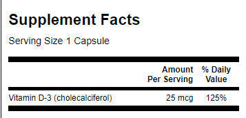 Vitamin D 1000 IE – 30 Kapseln