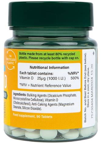 Vitamin D3 400 IE – 90 Tabletten