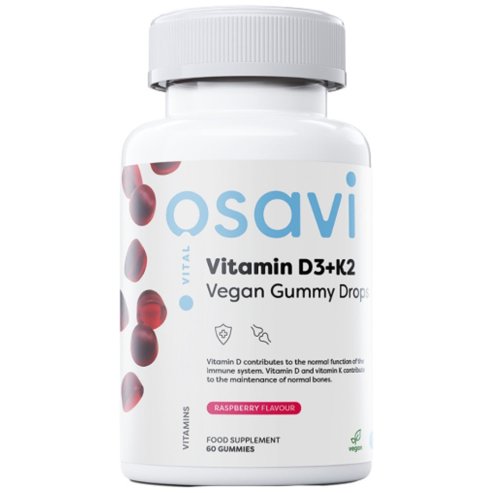 Vitamin D3 400 IE + K2 75 µg | Vegane Gummibonbons – 60 Bonbons