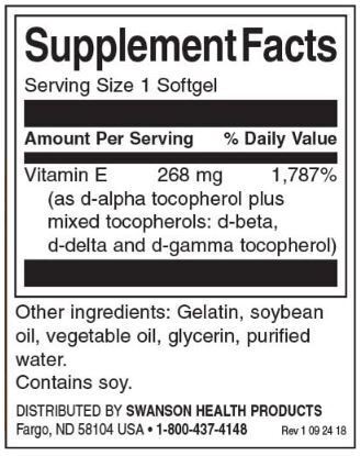 Vitamin E gemischt 400 IE – 100 Gelkapseln