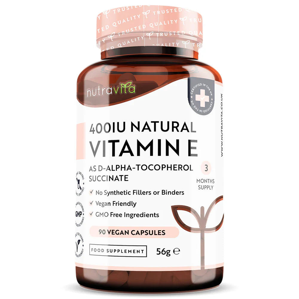 Natural Vitamin E 400iu 90 VCaps