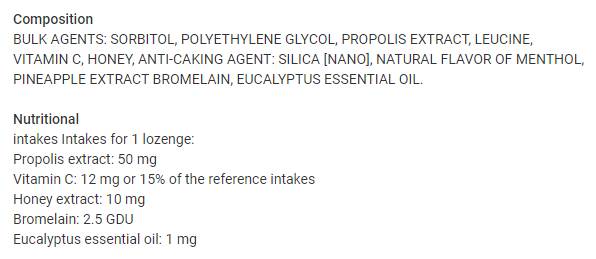 Vitaprolis® | Halspastillen mit Propolis 20 Bonbons