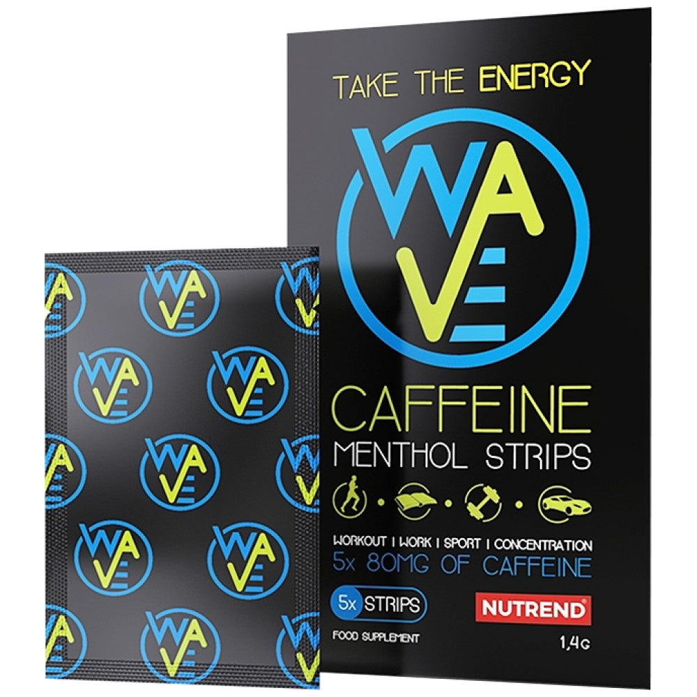 WAVE Koffein-Menthol-Streifen, 5 Packungen