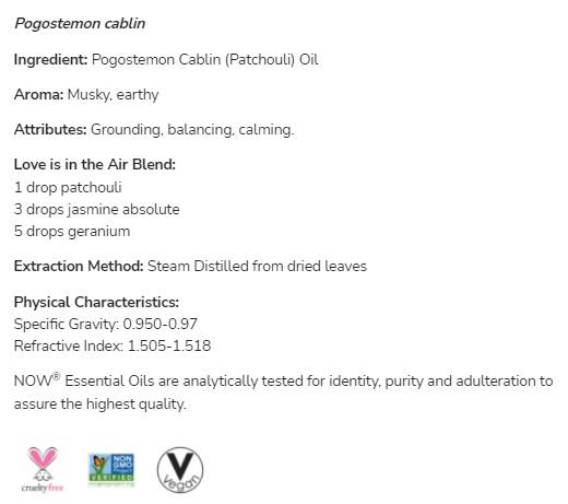 Patchouli -Öl | 100% reines Pogostemon Cablin - 30 ml