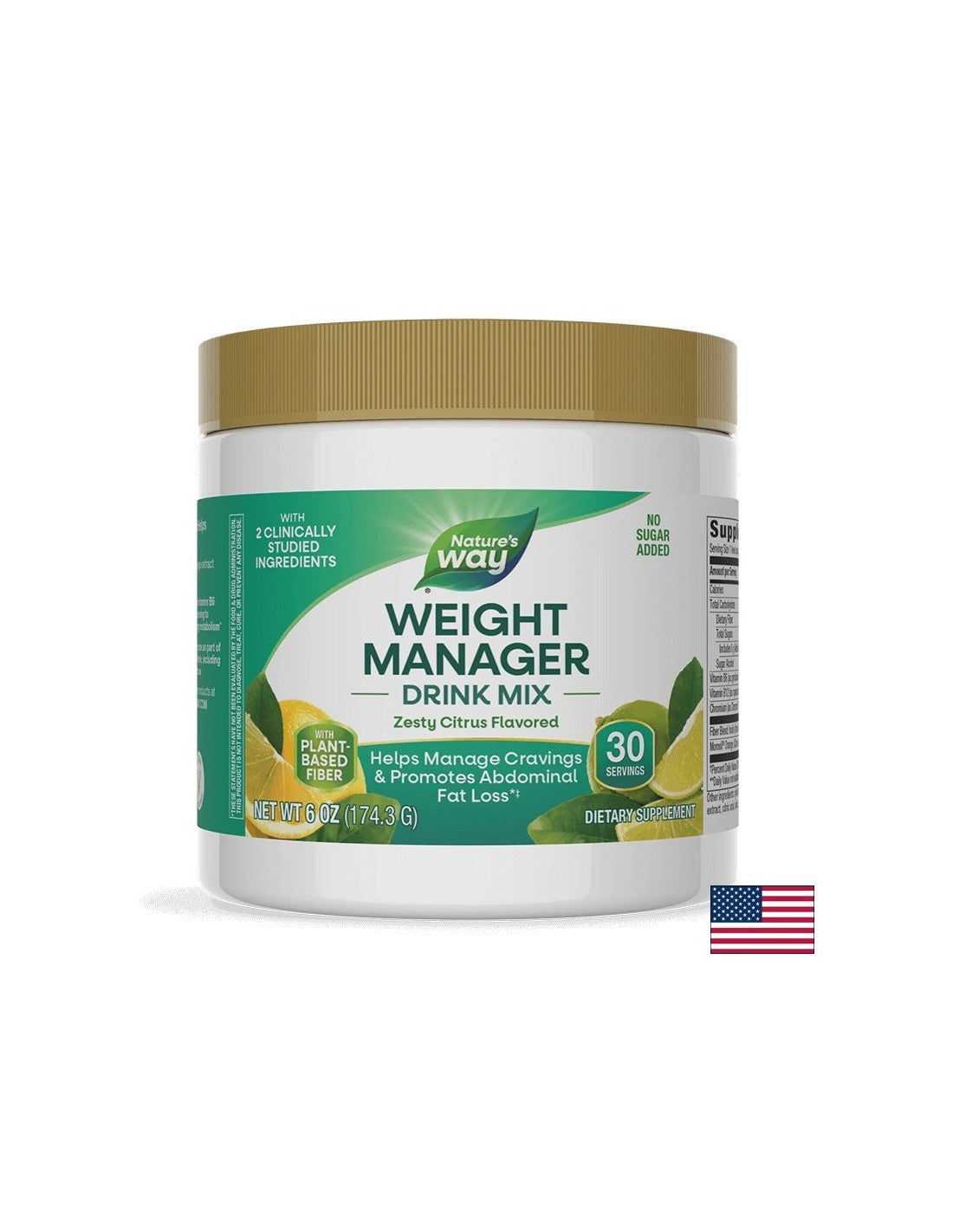 Formel zur Kontrolle von Appetit, Gewicht und Bauchfett – Weight Manager – 170,7 g Pulver, Fruchtgeschmack