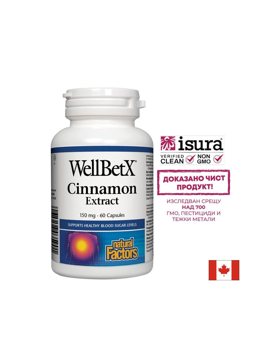 WellBetX® Zimtextrakt 150 mg – 60 Kapseln
