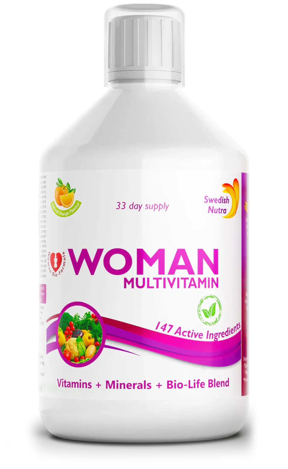 Frauen-Multivitamine für Frauen mit Kollagen 1497 mg – 147 Wirkstoffe /500 ml/